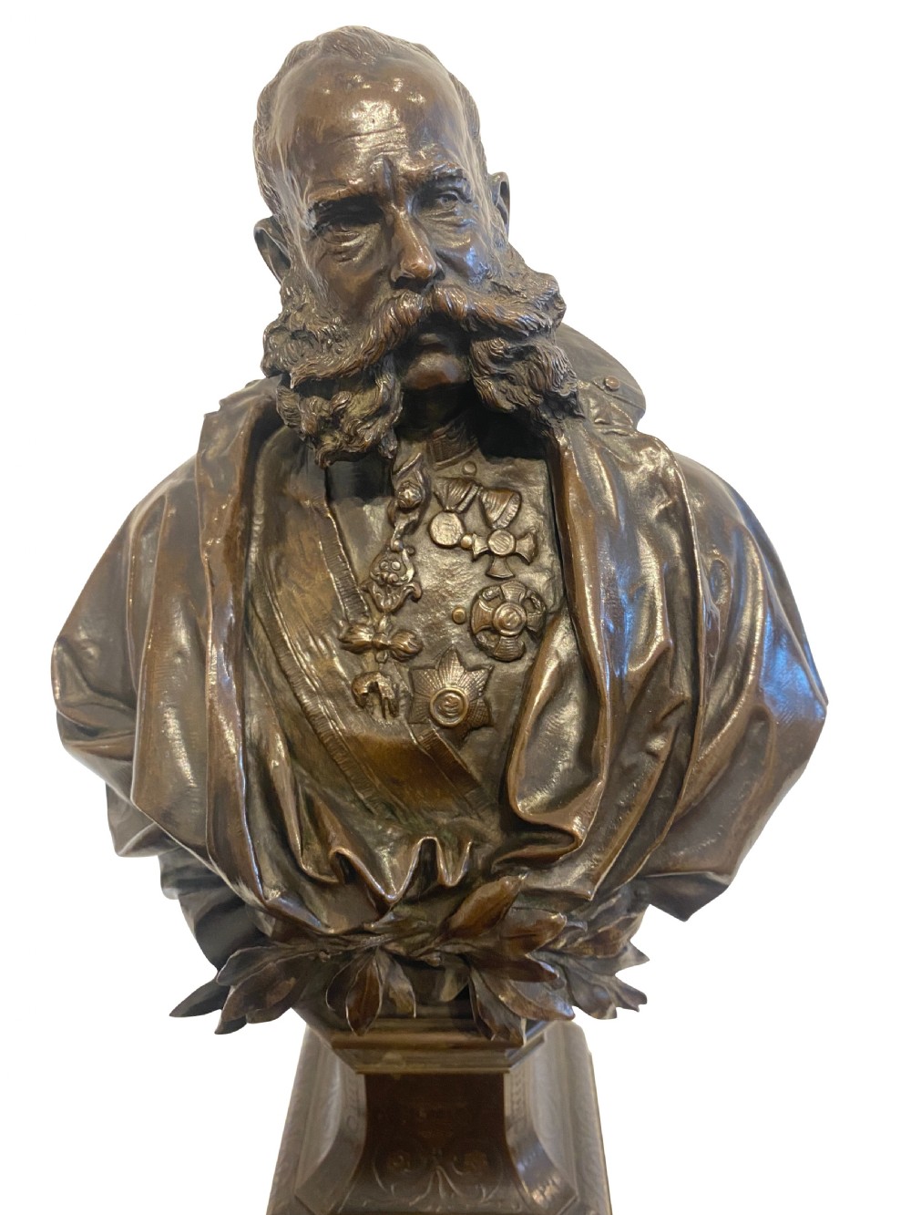 Pair of Bronze Busts - Emperor Franz Joseph View XII