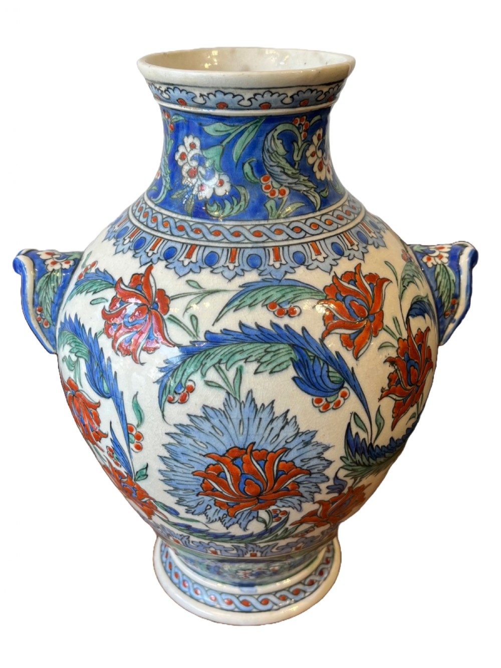Pair of Iznik style vases View II