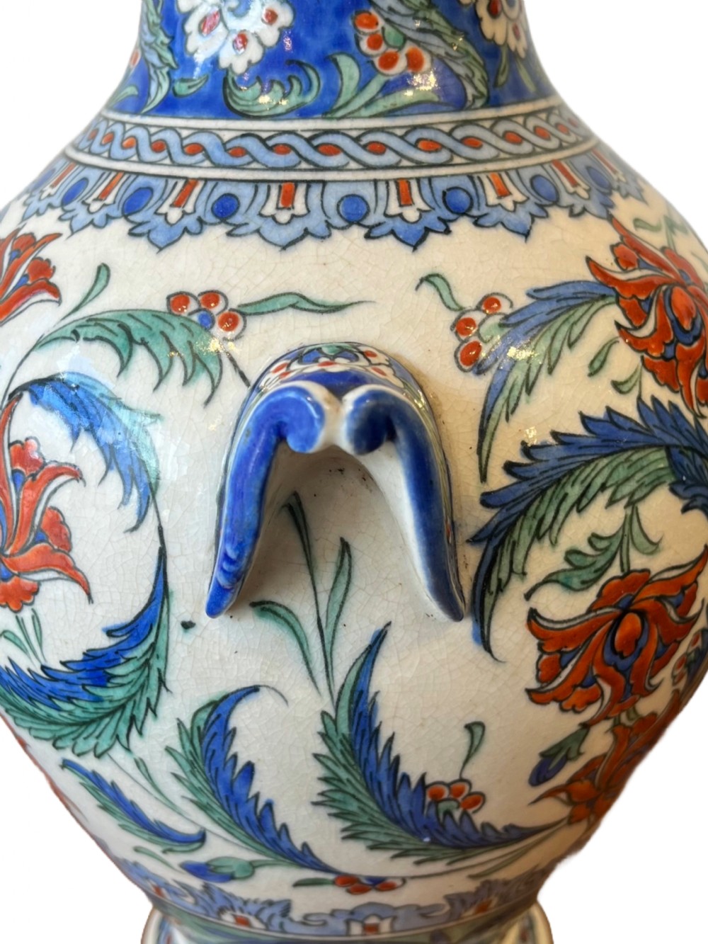 Pair of Iznik style vases View V