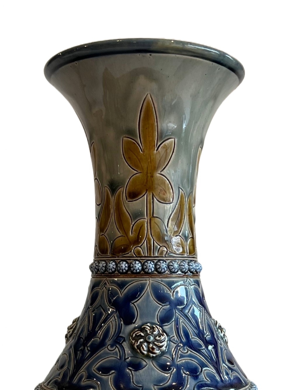 Doulton Lambeth vase - by Frank Butler View III