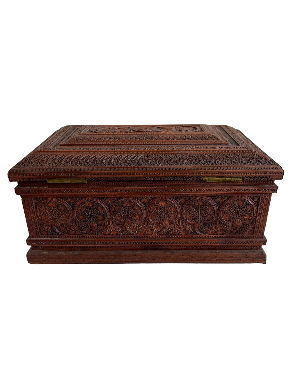 Indian sandalwood tea caddy  View V