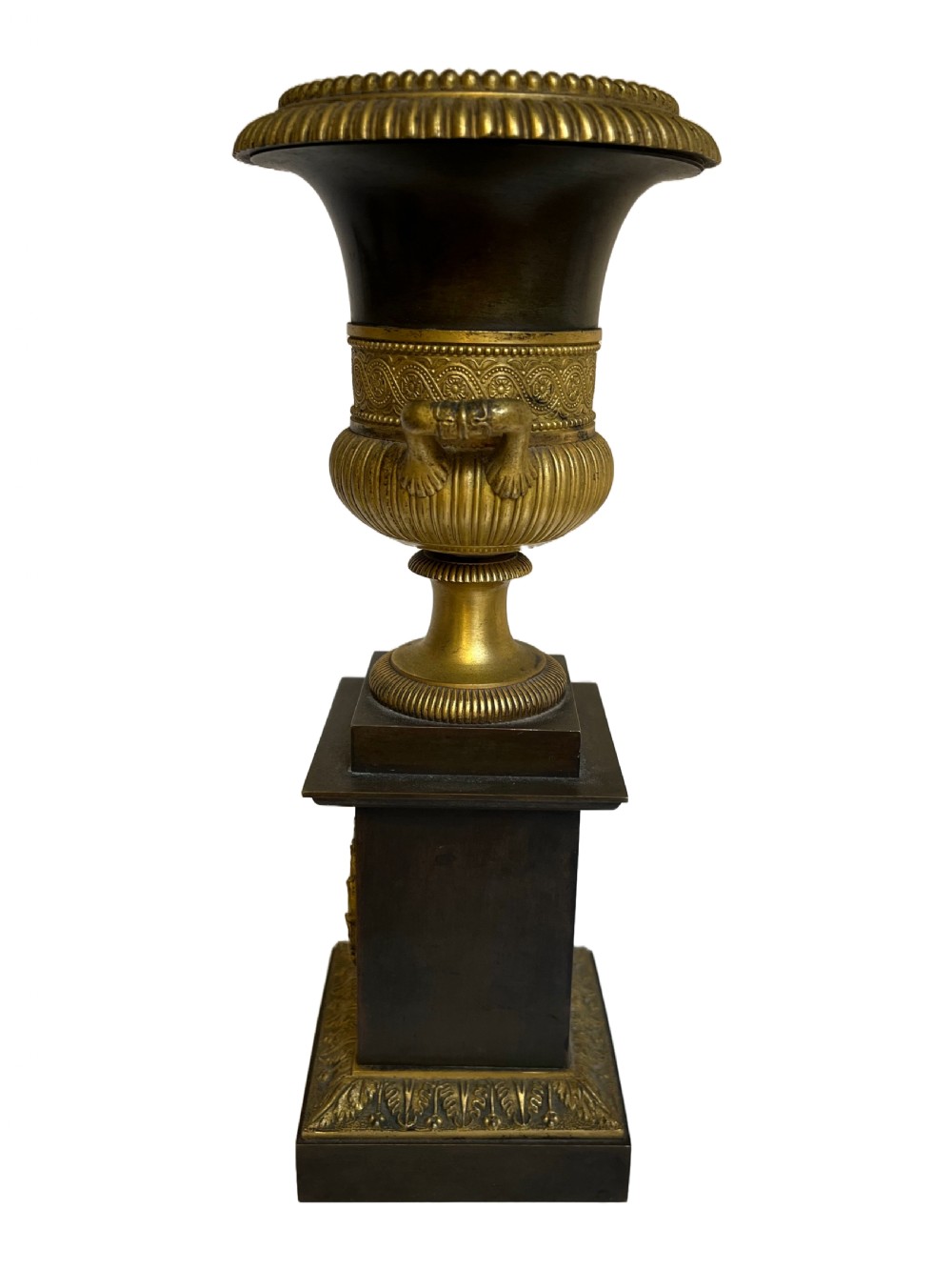 Bronze and ormolu neoclassical campana urns View IV