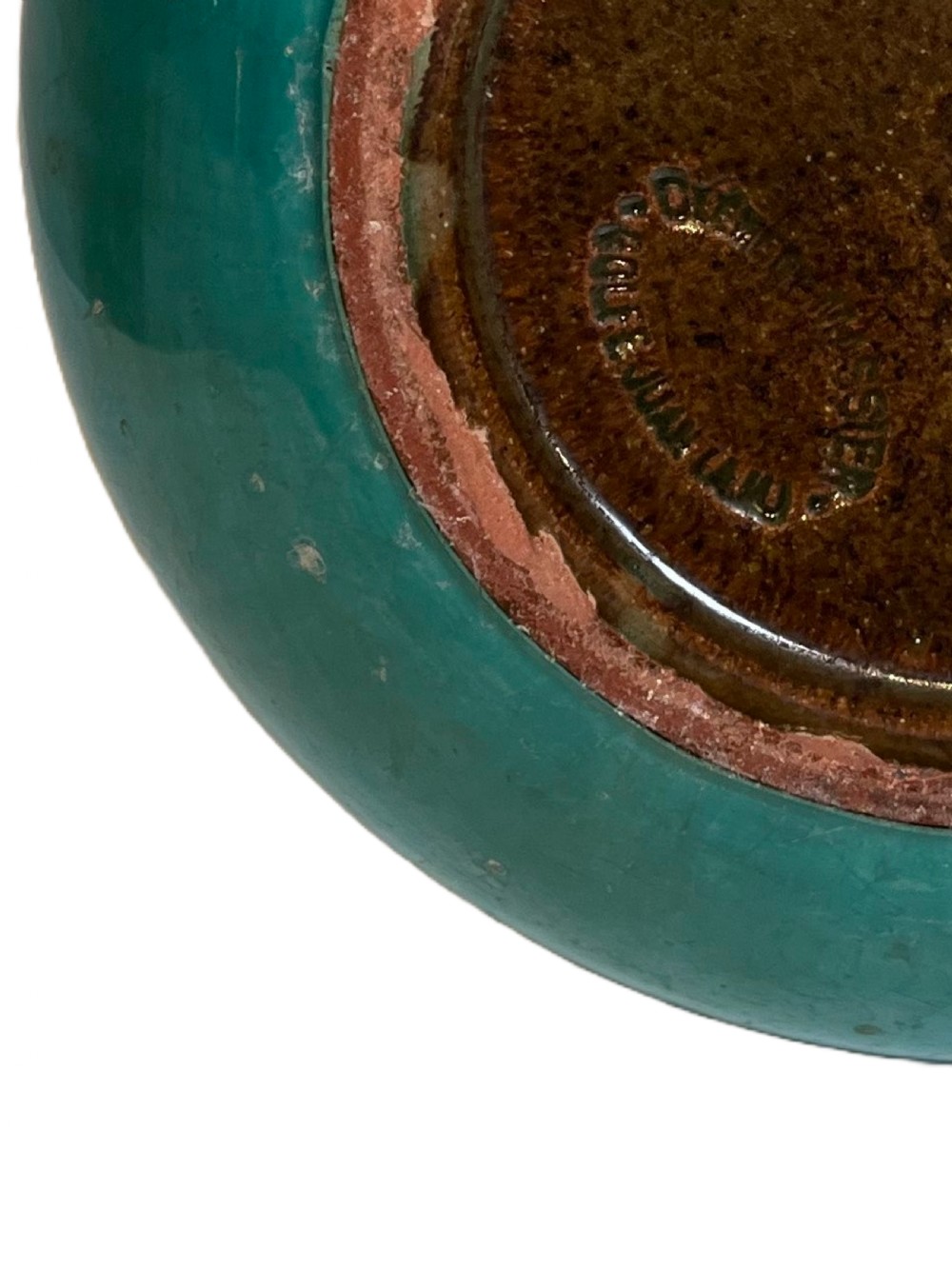 Clement Massier - pair of turquoise glaze vases View VI