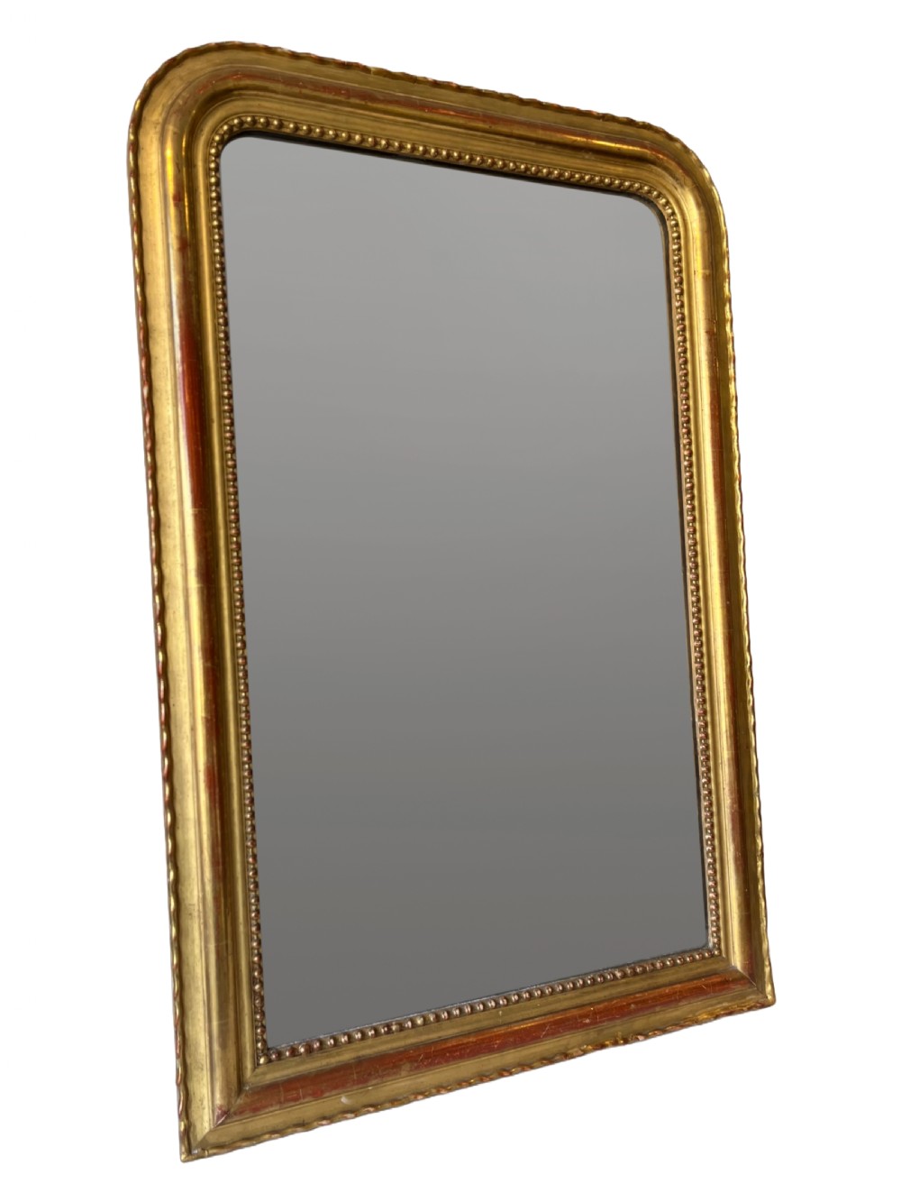 Louis Philippe gilt mirror with arch top 