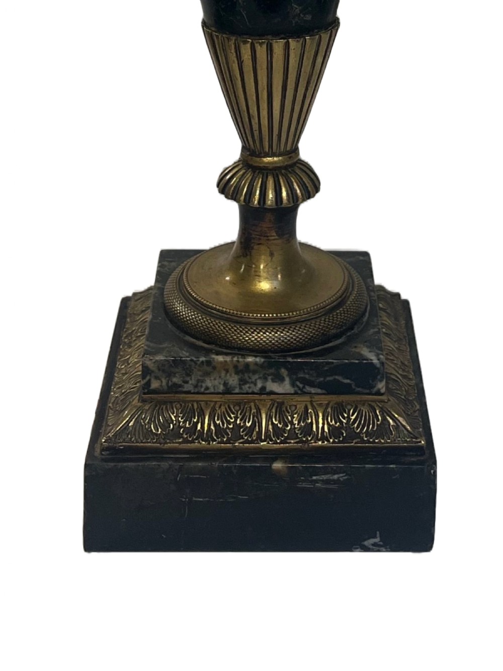 Empire bronze and marble lamps View IV