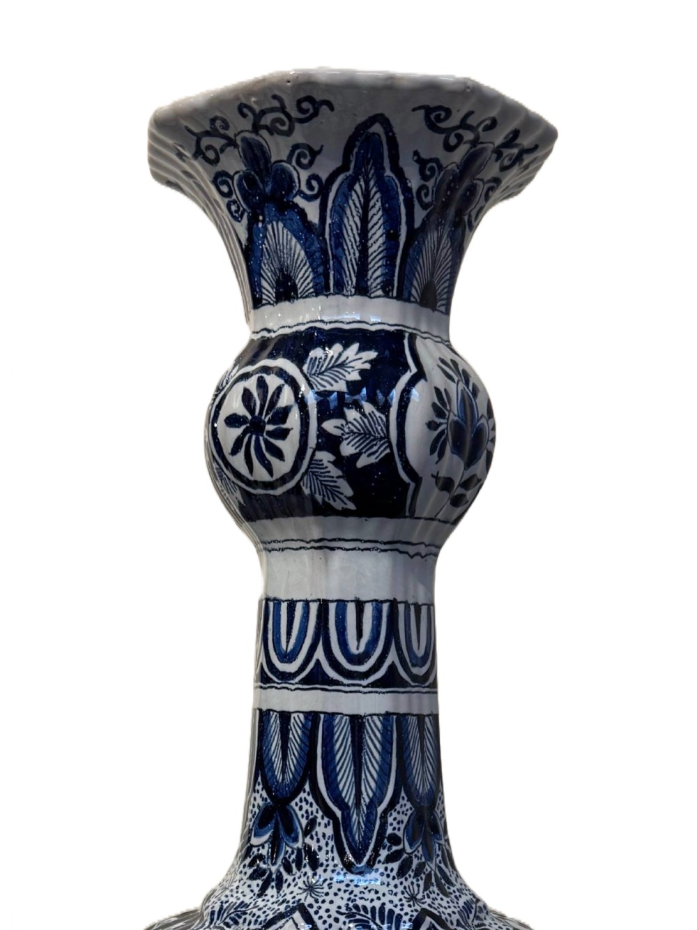 Large pair of antique delft vases  View IV