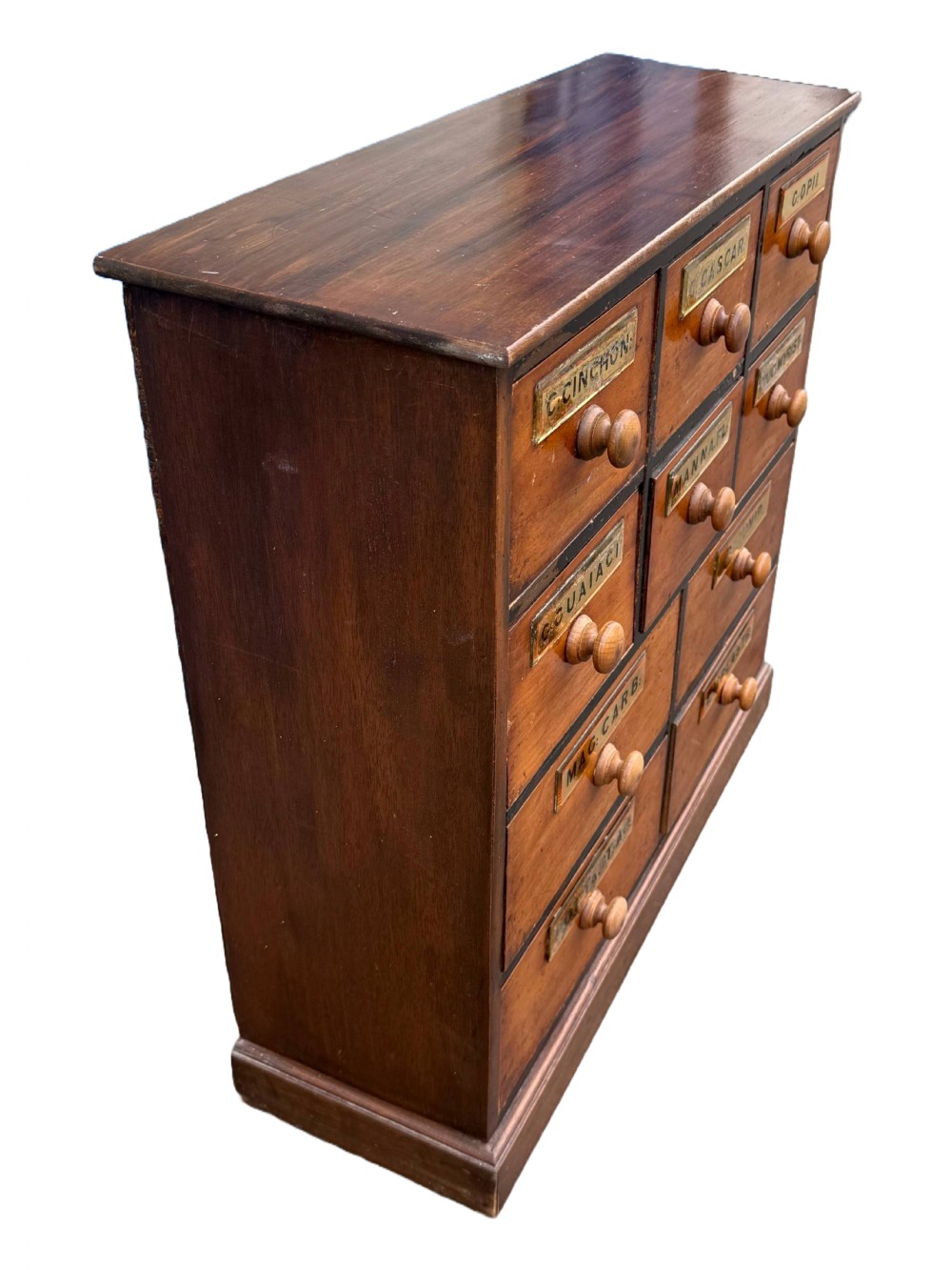 Mahogany Apothecary drawers View III