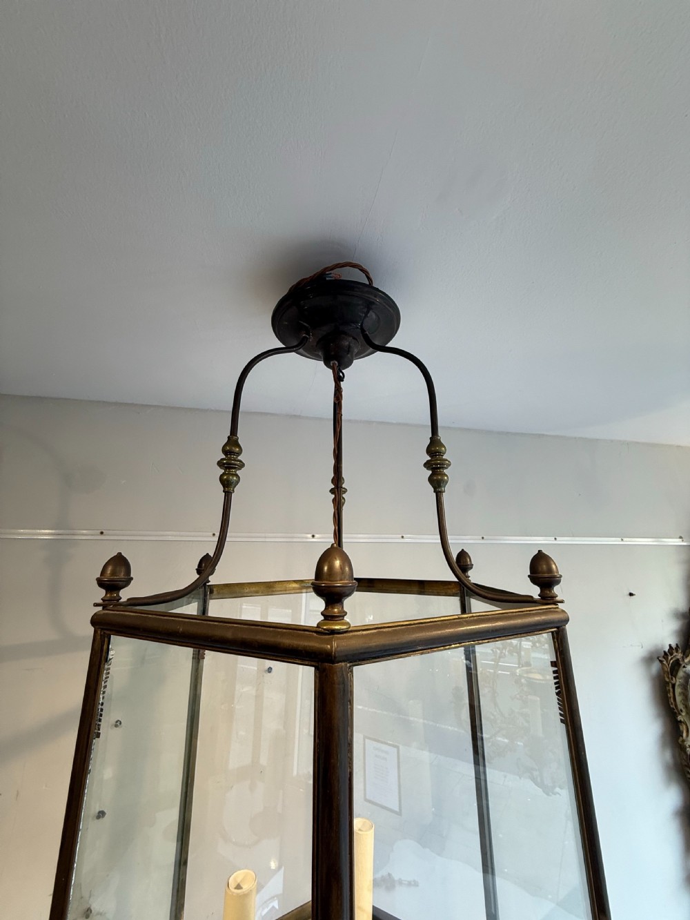 Large hexagonal hall lantern View IV