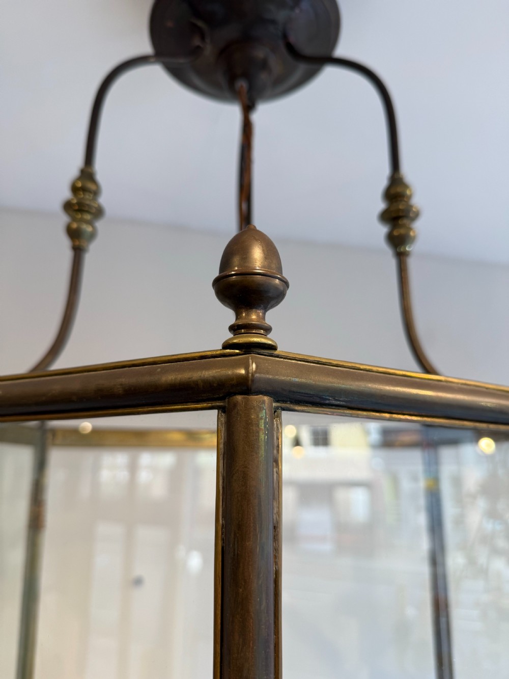 Large hexagonal hall lantern View VI