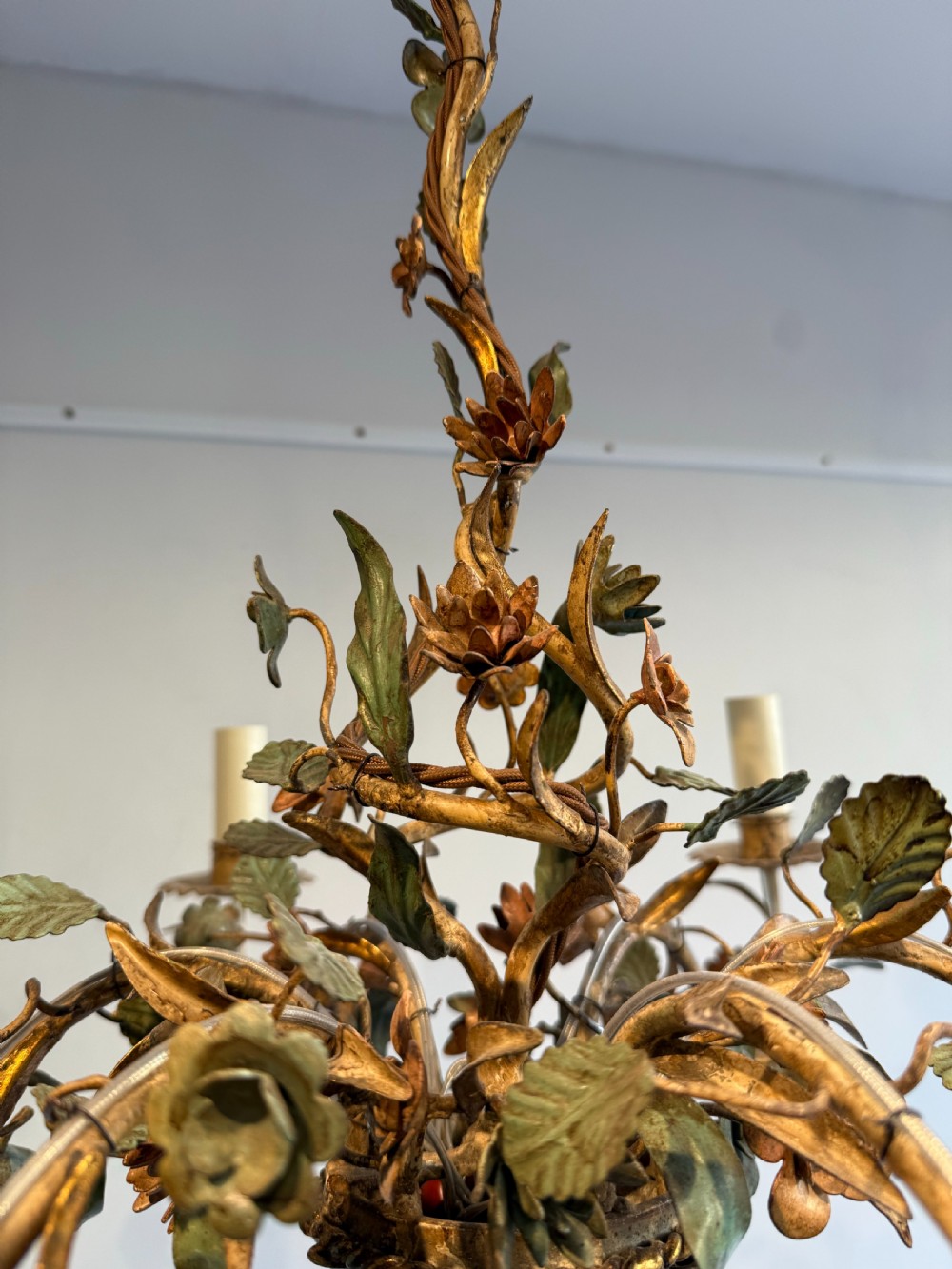 Tole flower chandelier View V