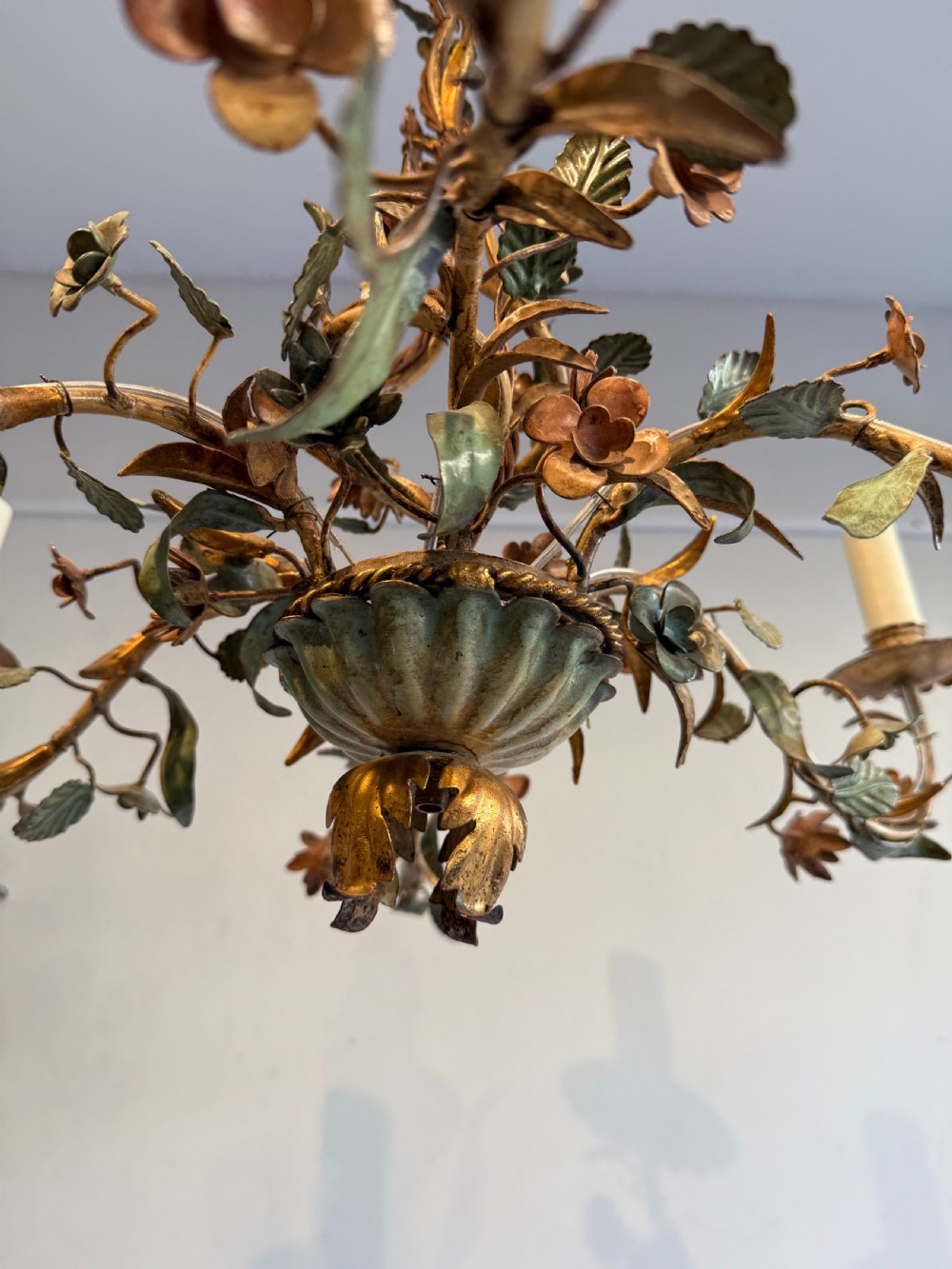 Tole flower chandelier View VIII