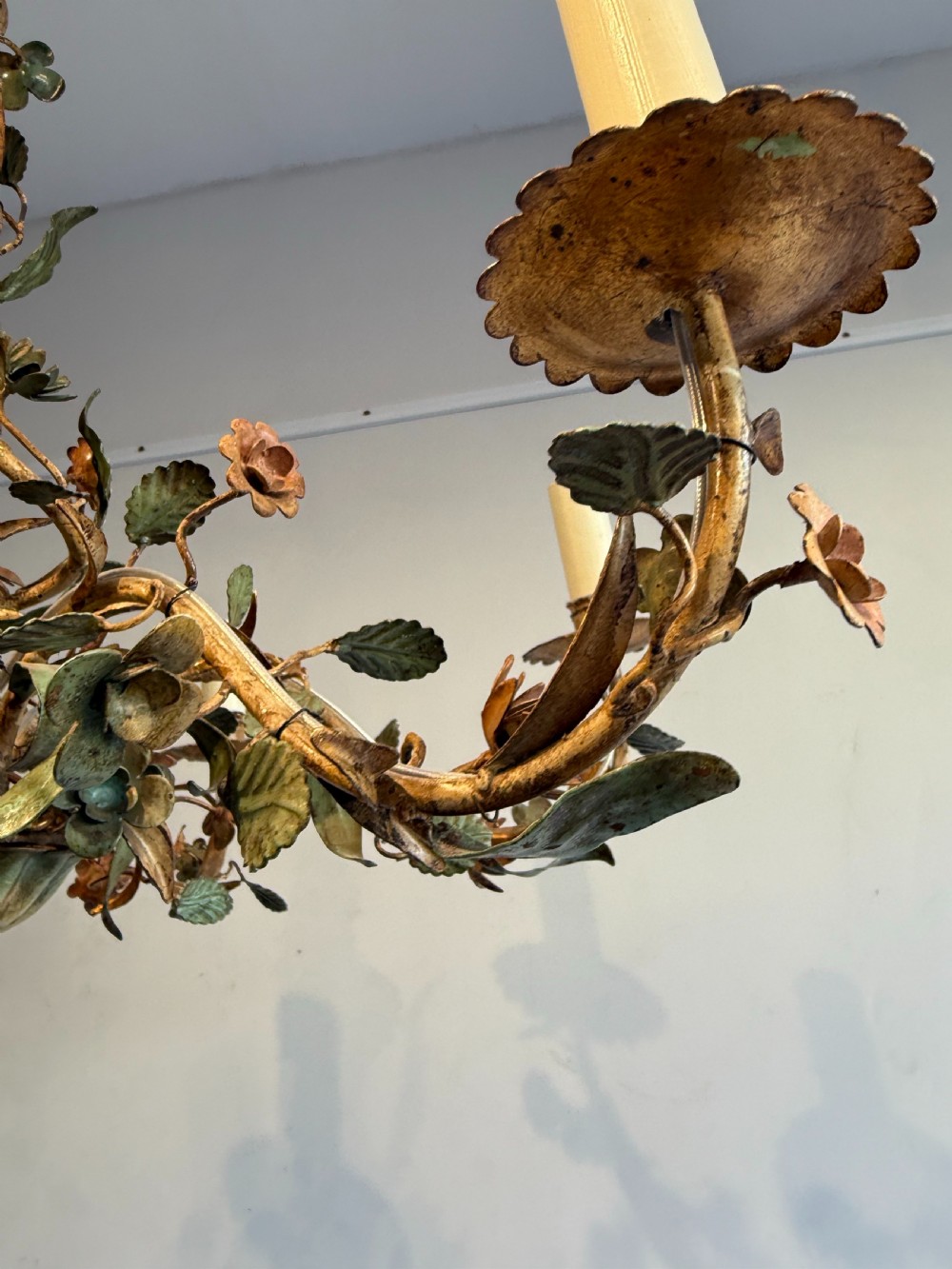 Tole flower chandelier View IX