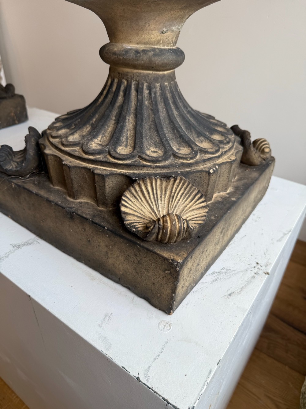 Pair of terracotta garden pots View VII