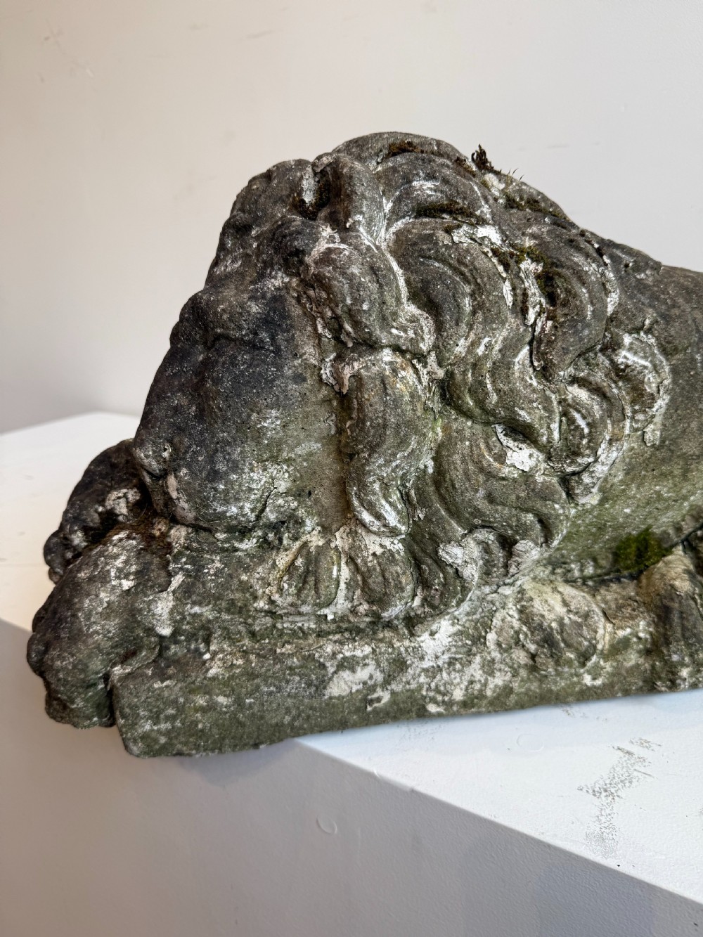 Pair of Canova lion garden statues  View VII
