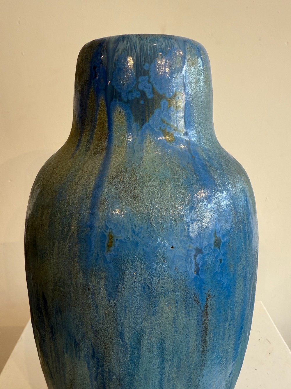 Pair of Pierrefonds Crystalline glaze vases  View V