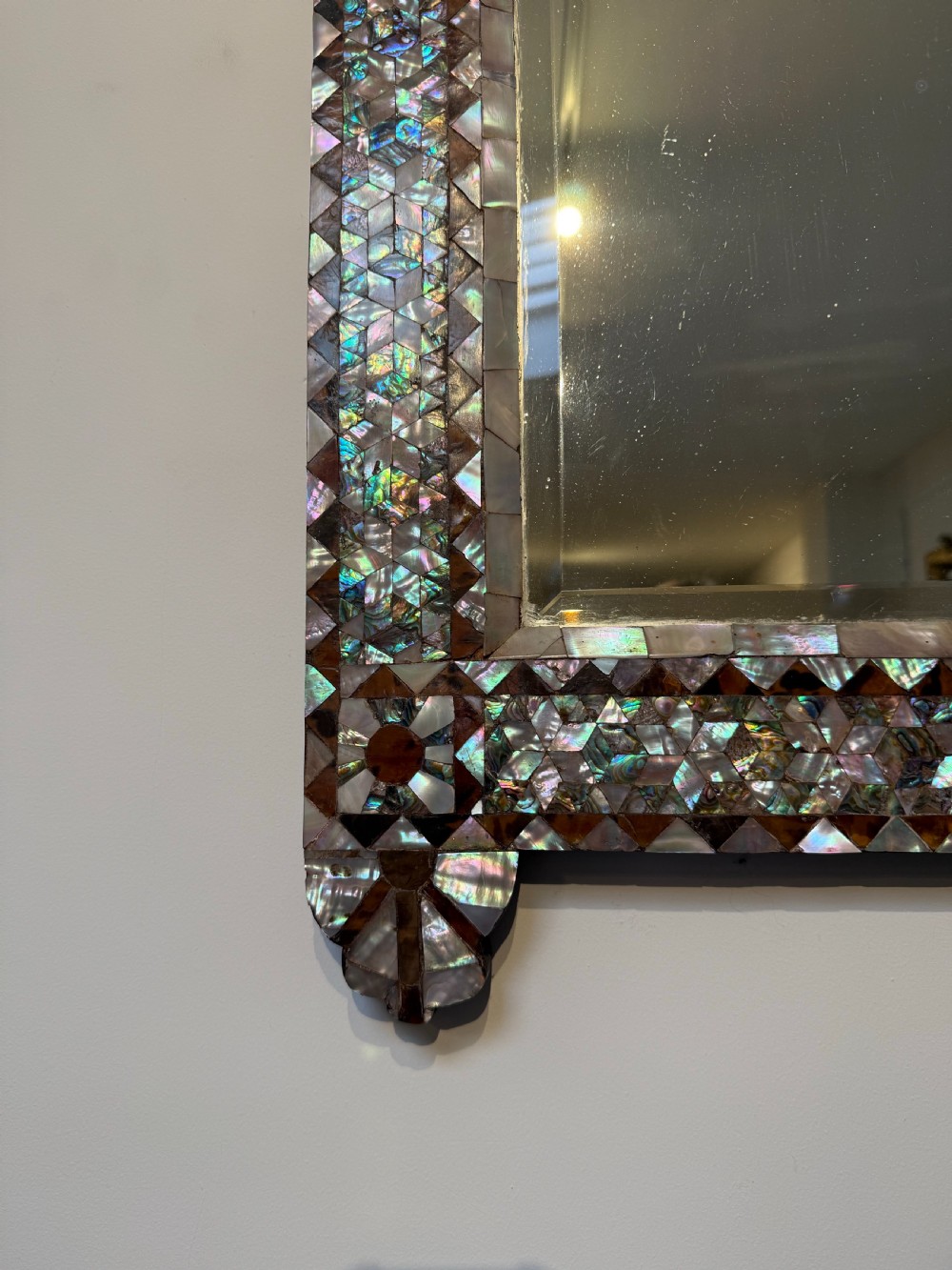 Ottoman Mother of pearl and tortoiseshell mirror View VII