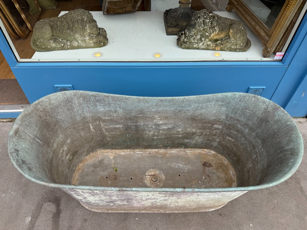 Double ended copper bath / planter View VI