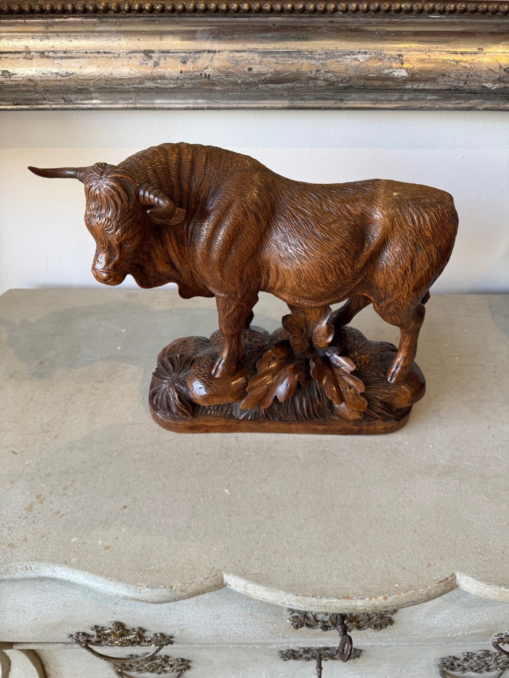 Large black forest pair - bull and cow View VIII