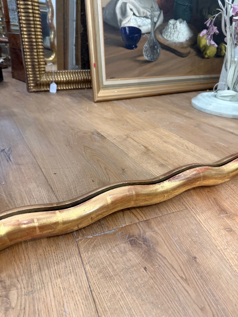 Large wavy edge mirror View V