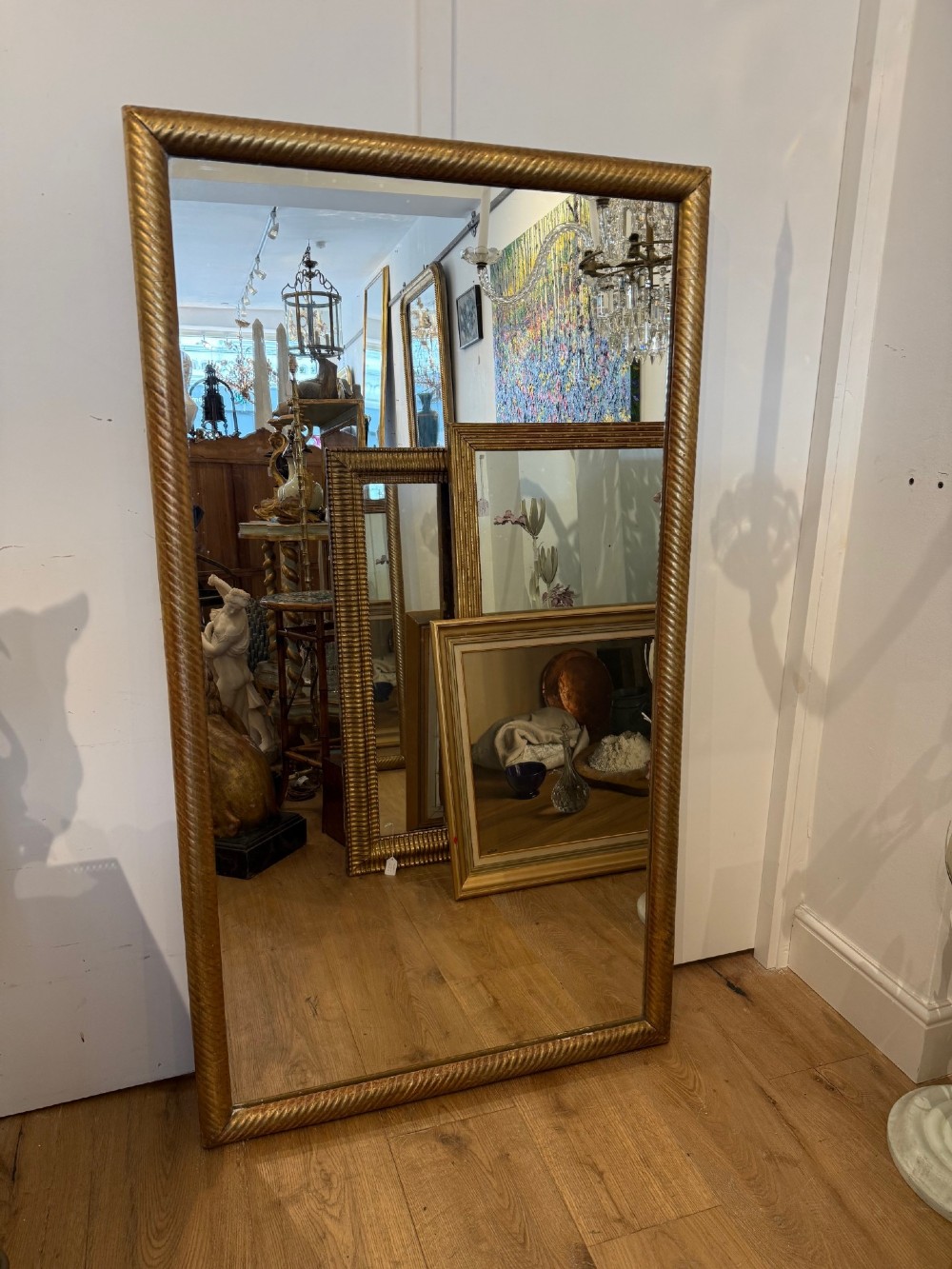 Rope twist mirror
