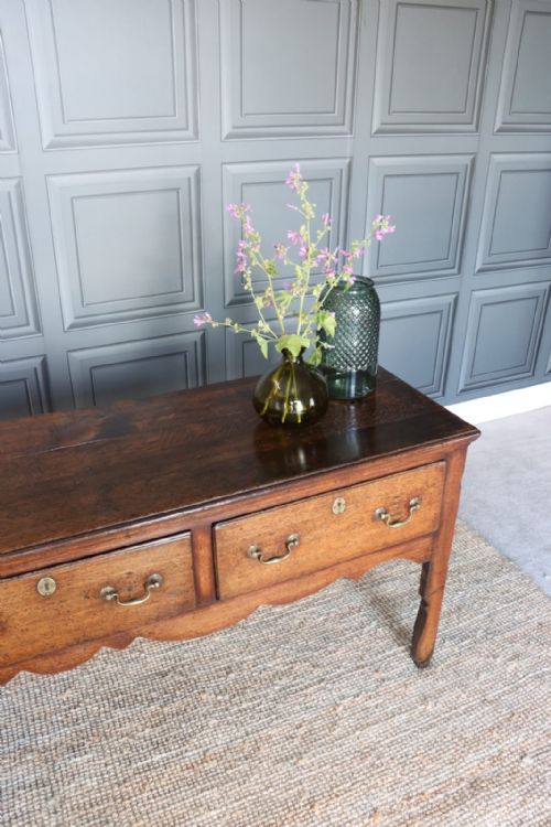 fig 2. George III Oak Dresser Base