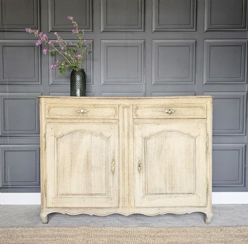fig 2. 19th Century French Buffet Bleached Oak