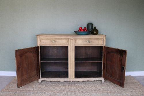 fig 1. 19th Century French Buffet Bleached Oak