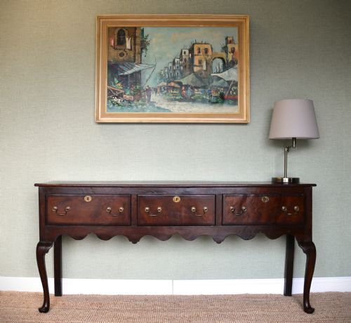18th Century Oak Dresser Base