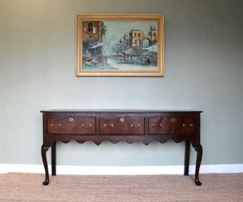fig 1. 18TH CENTURY OAK DRESSER BASE