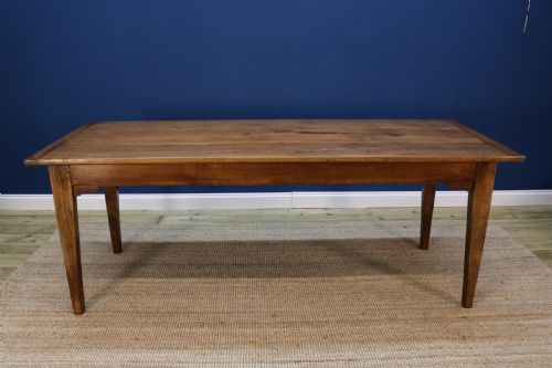 French 19th-century Cherrywood Farmhouse Table

