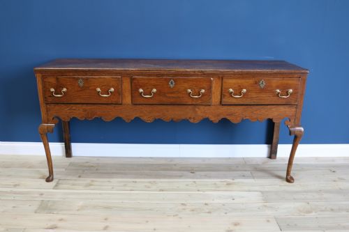 18th Century English Oak Side Table / Dresser Base