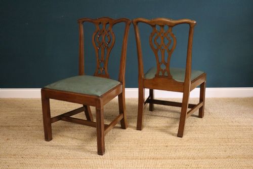 GEORGE III STYLE MAHOGANY DINING CHAIRS - ADDITIONAL PHOTO 1