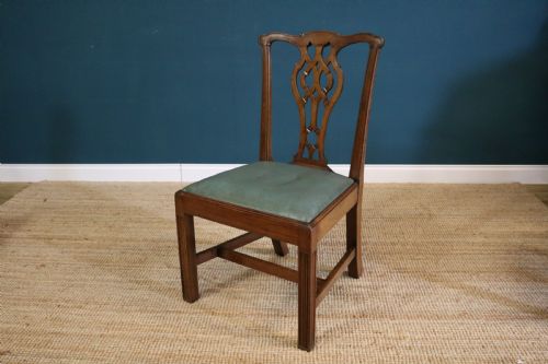 GEORGE III STYLE MAHOGANY DINING CHAIRS - ADDITIONAL PHOTO 4