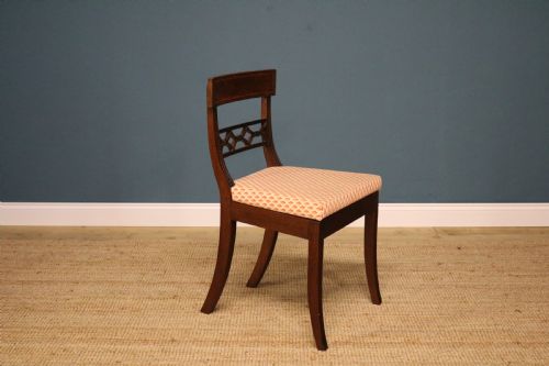 SET OF TEN REGENCYSTYLE MAHOGANY DINING CHAIRS - ADDITIONAL PHOTO 5