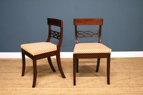 SET OF TEN REGENCYSTYLE MAHOGANY DINING CHAIRS - ADDITIONAL PHOTO 6