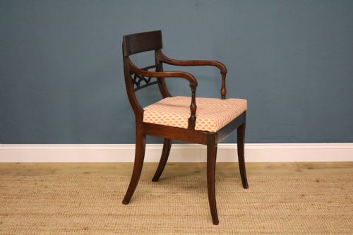 SET OF TEN REGENCYSTYLE MAHOGANY DINING CHAIRS - ADDITIONAL PHOTO 8