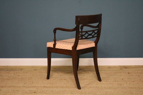 SET OF TEN REGENCYSTYLE MAHOGANY DINING CHAIRS - ADDITIONAL PHOTO 9