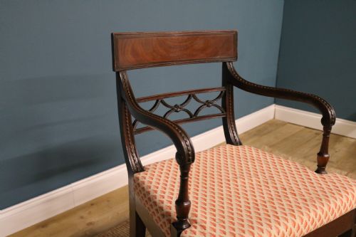SET OF TEN REGENCYSTYLE MAHOGANY DINING CHAIRS - ADDITIONAL PHOTO 10