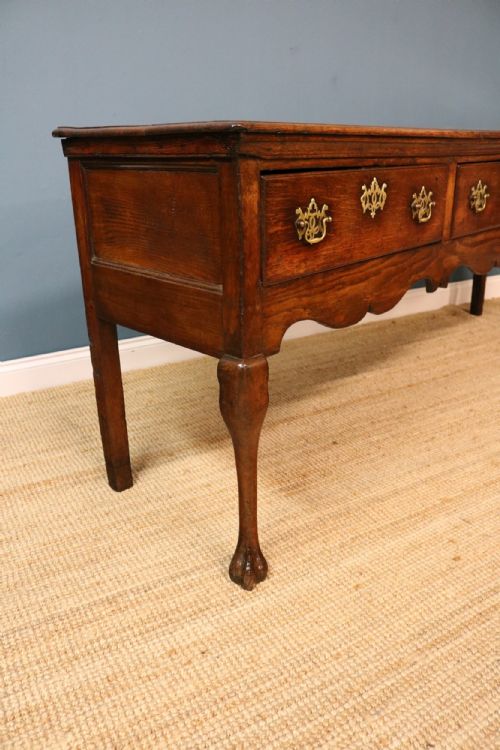18TH CENTURY OAK AND ELM DRESSER BASE - ADDITIONAL PHOTO 1