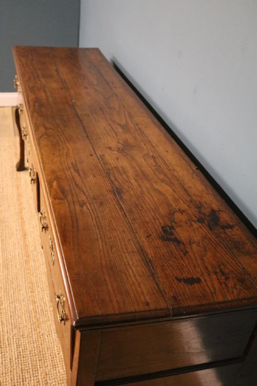 18TH CENTURY OAK AND ELM DRESSER BASE - ADDITIONAL PHOTO 9