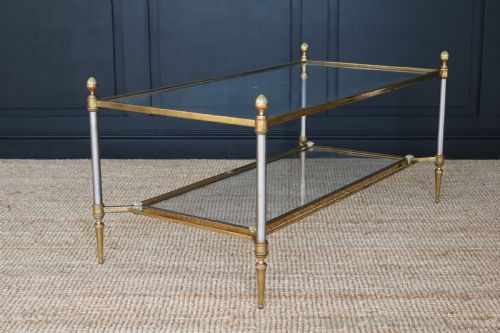 BRONZE COFFEE TABLE BY MAISON JANSEN - ADDITIONAL PHOTO 3