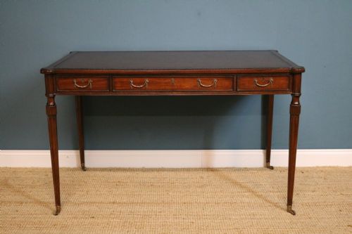 mahogany writing table George IV style