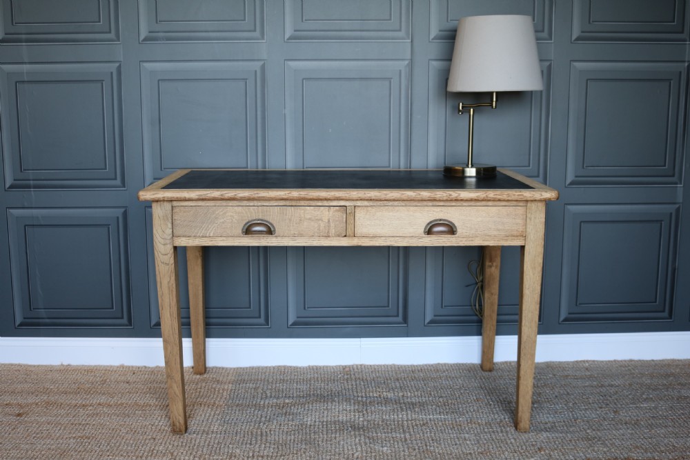 Vintage 1930s Air Ministry Oak Desk