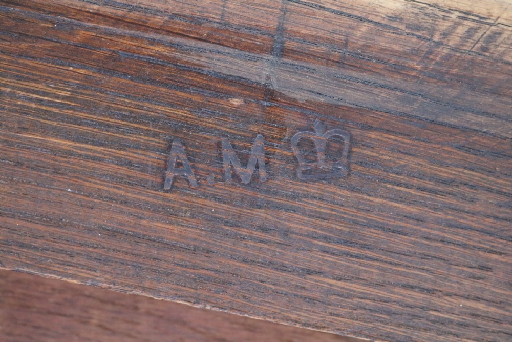 Vintage 1930s Air Ministry Oak Desk View IX
