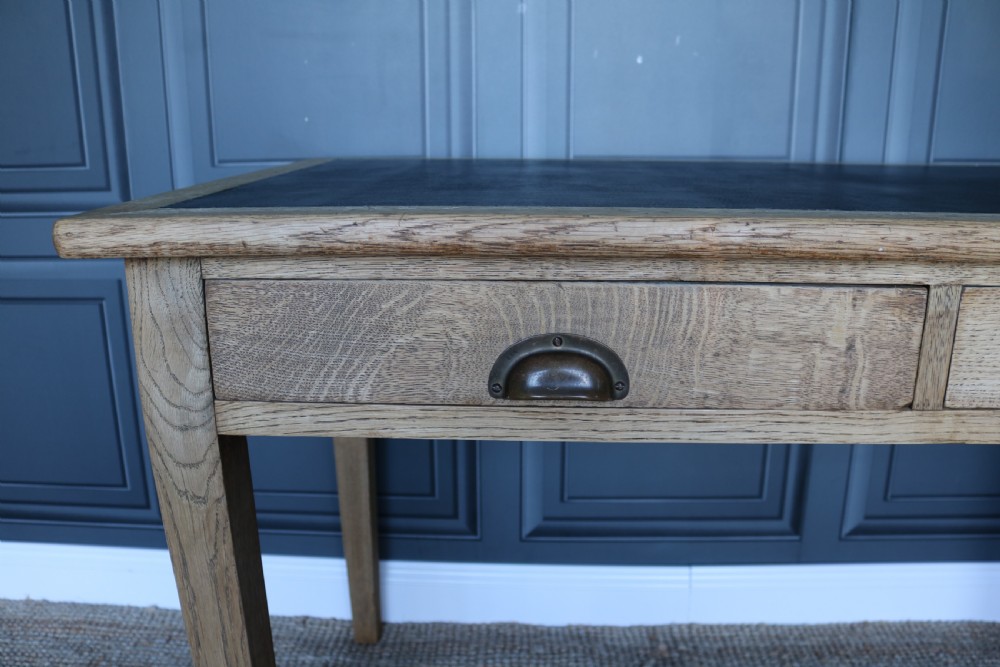 Vintage 1930s Air Ministry Oak Desk View XI