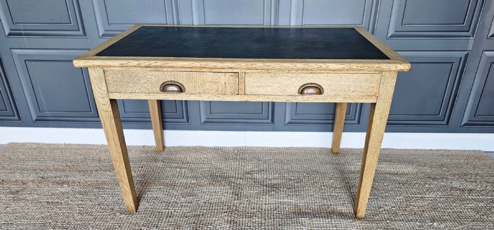 Vintage 1930s Air Ministry Oak Desk View XII