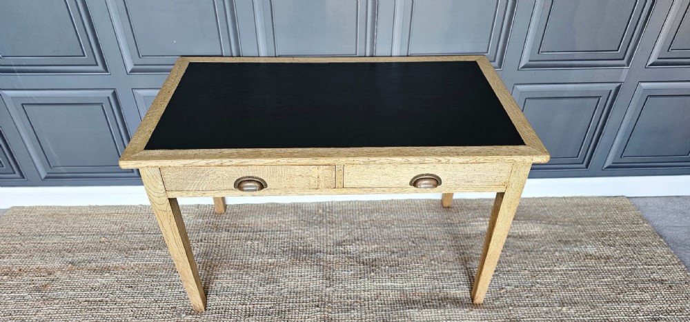 Vintage 1930s Air Ministry Oak Desk View XIII