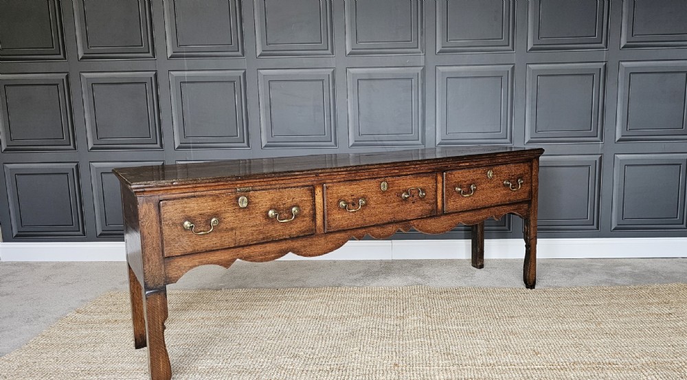 George III Oak Dresser Base View XIV