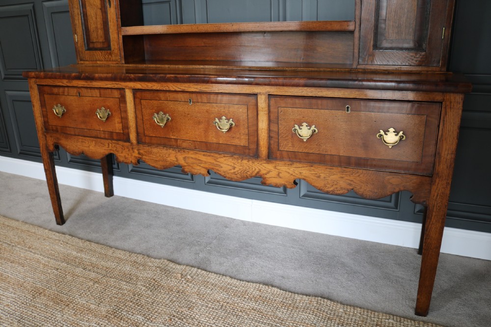 18th Century Dresser in  Oak and Mahogany  View IX