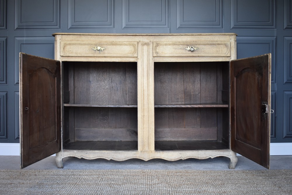 19th Century French Buffet Bleached Oak View X